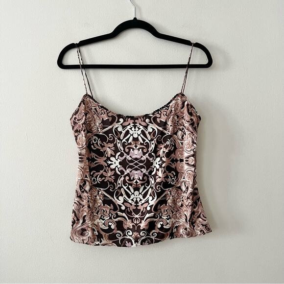 Elie Tahari Printed Silk Tank Top - Picture 1 of 7